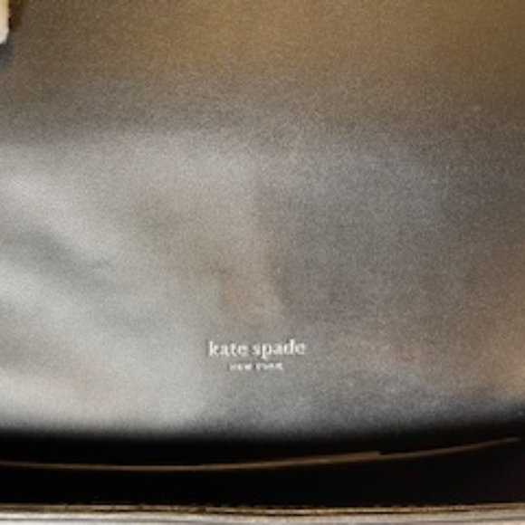 KATE SPADE NWOT BLACK SILVER HAND/SHOULDER/CROSSBODY BAG - Picture 9 of 13